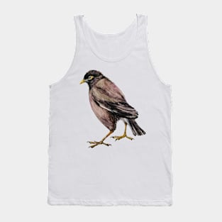 Bird Common Myna Tank Top